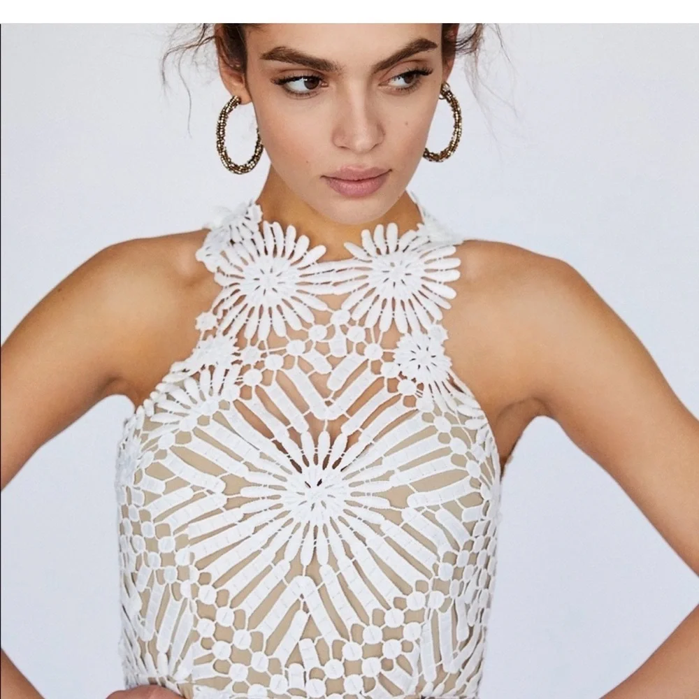 Free People x Saylor Presley mini dress-ivory - Picture 2 of 9